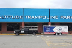 Altitude tramploine park commerical painters finish masters