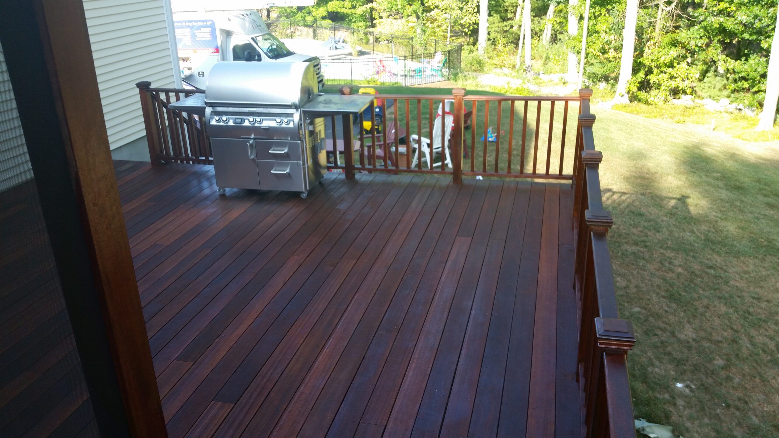 Deck staining in New Hampshire