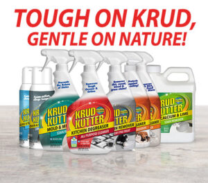 Cleaning Cabinets with Krud Kutter