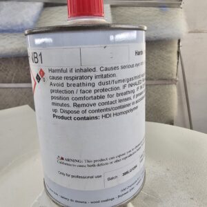 Hazardous chemical container for paint removal.