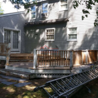 Transforming homes with professional painting and deck repairs for a fresh, new look. Trusted local contractors. Exterior house painting and deck restoration by Finish Masters Construction & Painting. Expert craft.
