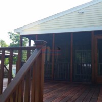 Quality deck and porch renovation by Finish Masters Construction & Painting, enhancing outdoor living spaces. Exterior deck and porch renovation by Finish Masters Construction & Painting.