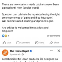 Professional cabinet refinishing to correct color mismatches and poor paint jobs. Expert solutions for flawless cabinetry results. Botched Cabinet Painters - Fixing Color and Finish Issues.