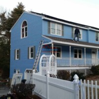 Full-house repaint using premiumBenjamin Moore paints for a sleek, updated appearance. veteran-owned exterior painting company MA NH detailed trim work