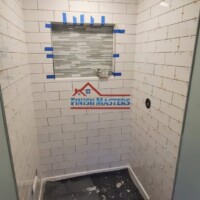 Tiled Shower Niche Bathroom Remodeling Contractor in Chelmsford MA